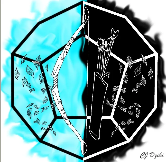Stylized art of Pi Nkuwa (kua)