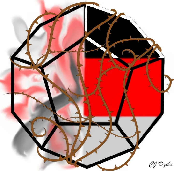 Stylized art of Severian