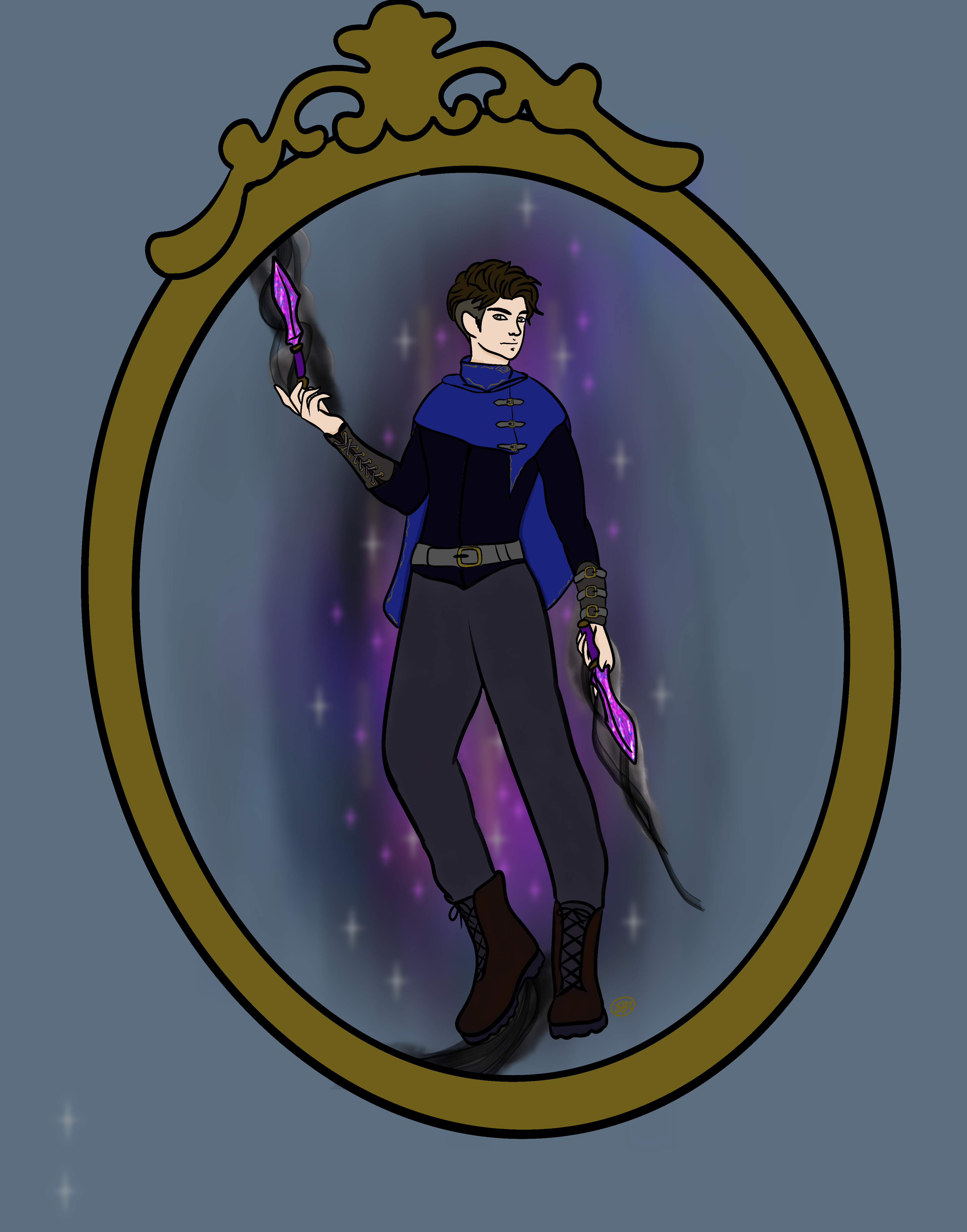 Fan art: Ciaran:
Official cast Artwork from the wonderful Emma!